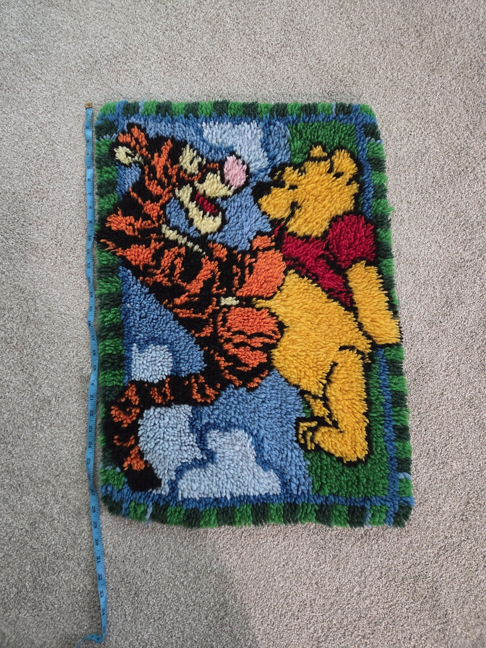 Winnie The Pooh Latch Hook Decor